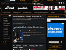Tablet Screenshot of hard-guitar.com